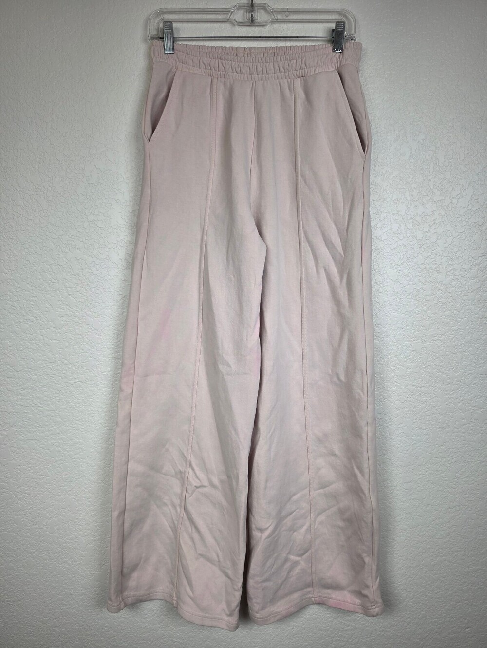 Stradivarius Small Pink Stained Wide Leg Pants